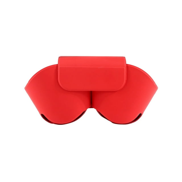 Sac de Rangement Portable Anti-Rayures Pochette de Transport Étui Protecteur Accessoires pour Écouteurs pour Airpods Max Casque en Rouge. Fabriqué en Similicuir durable, Cet Étui compact Mesure 21cm x 11cm x 5cm et Offre une protection Anti-Rayures, Anti-Poussière et Antichoc. Conçu Spécialement pour Airpods Max, Il Présente un design Élégant et Pliable avec une Fermeture Sécurisée.