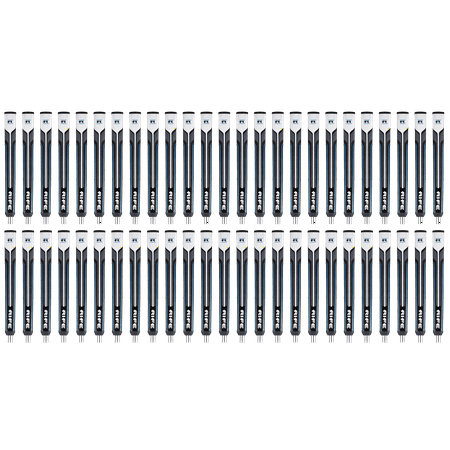 50 PACK Rife RG 2.0 Pistol Style Golf Putter Grip Bulk Pack (10 Inches Long)