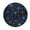 Blue Stars with Fireworks, variant on 36.2 Inch Round Floor Mat Christmas Design with Snowmen Carpet Decor Rug for Living Room Bedroom