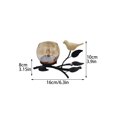 thumbnail image 2 of Home Bar Decor Tea Light Candleholders Centerpiece Retro Minimalist Metal Durable Candlestick, 2 of 9