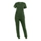 thumbnail image 3 of Conjunto de uniforme médico para mujer, ropa de trabajo de enfermera atlética, transpirable, suave, elástica y duradera SG Yuyangstore  Blusa y pantalones médicos, 3 of 8