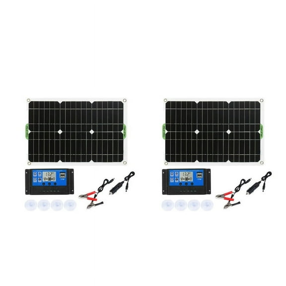 2X 180W Solar Panel Kit 12V Battery Charger with 50A Controller for Boat RV