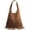 Brown, variant on Tassel Faux Suede Hobo Bag for Women Fringe Shoulder Handbag