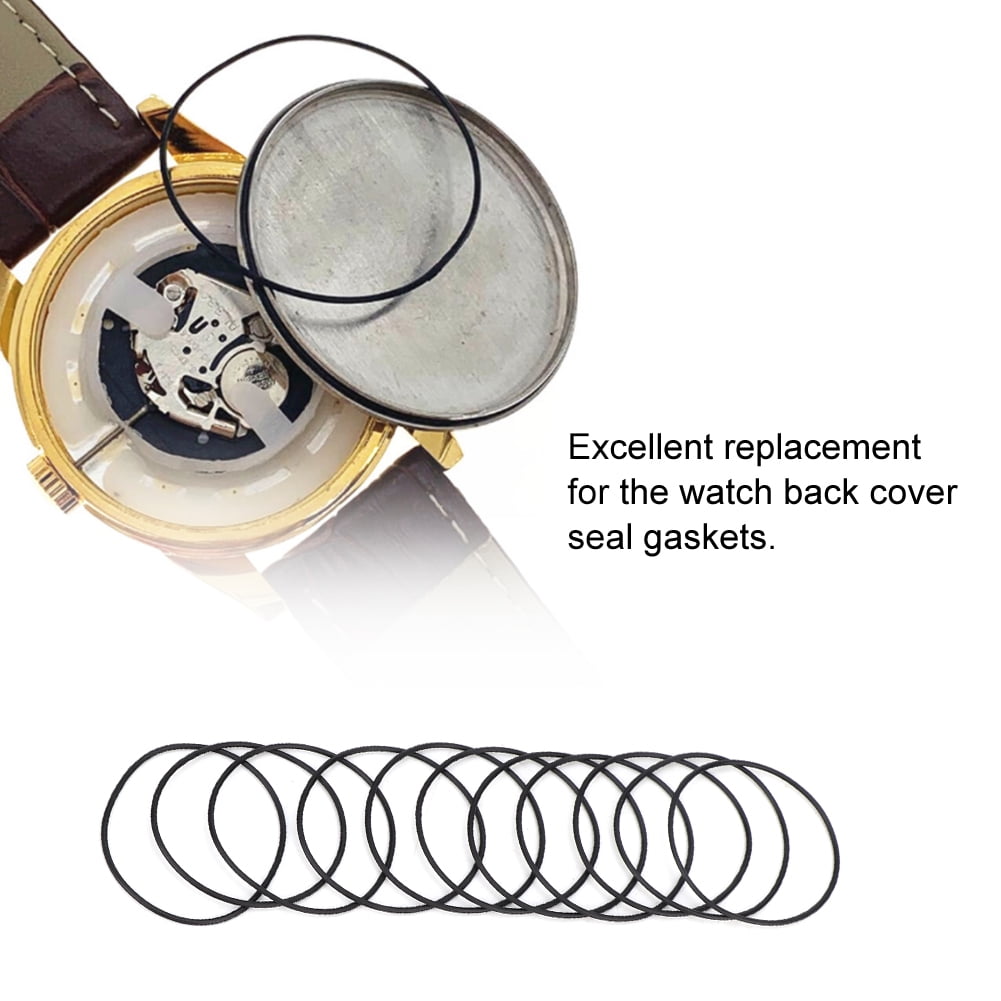 Joints De Montre Universels Et étanches - Joint Torique Rond En Caoutchouc - Outil De Réparation De Coque Arrière De Montre - Accessoires De Réparation Pour Dos De Montre (0,7 Mm