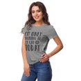 thumbnail image 2 of Inkmeso Crew Neck I'M Only Talking To My Cat Today Graphic Tshirt Short Sleeve, 2 of 8