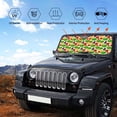 thumbnail image 6 of Bingfone Vegetable Car Windshield Sun Shade Protector Keep Your Vehicle Cool Sun Shield Visor Cover Foldable For Car Truck Suv-Medium, 6 of 9