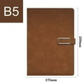 thumbnail image 2 of Clearance Sales at Walmart! A5 Buckle Notebook With Logo Printed Business Notebook Meeting Record Stationery Learning Notebook., 2 of 4