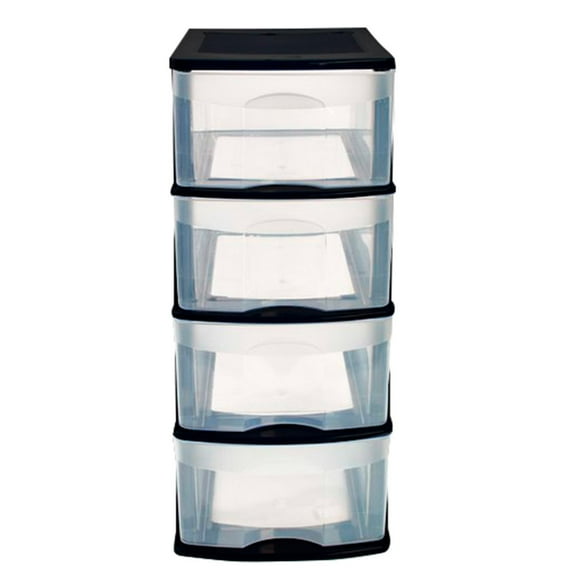 Caja Organizador LIFTOR Cajonera 4 Cajones 83*39*35 negro