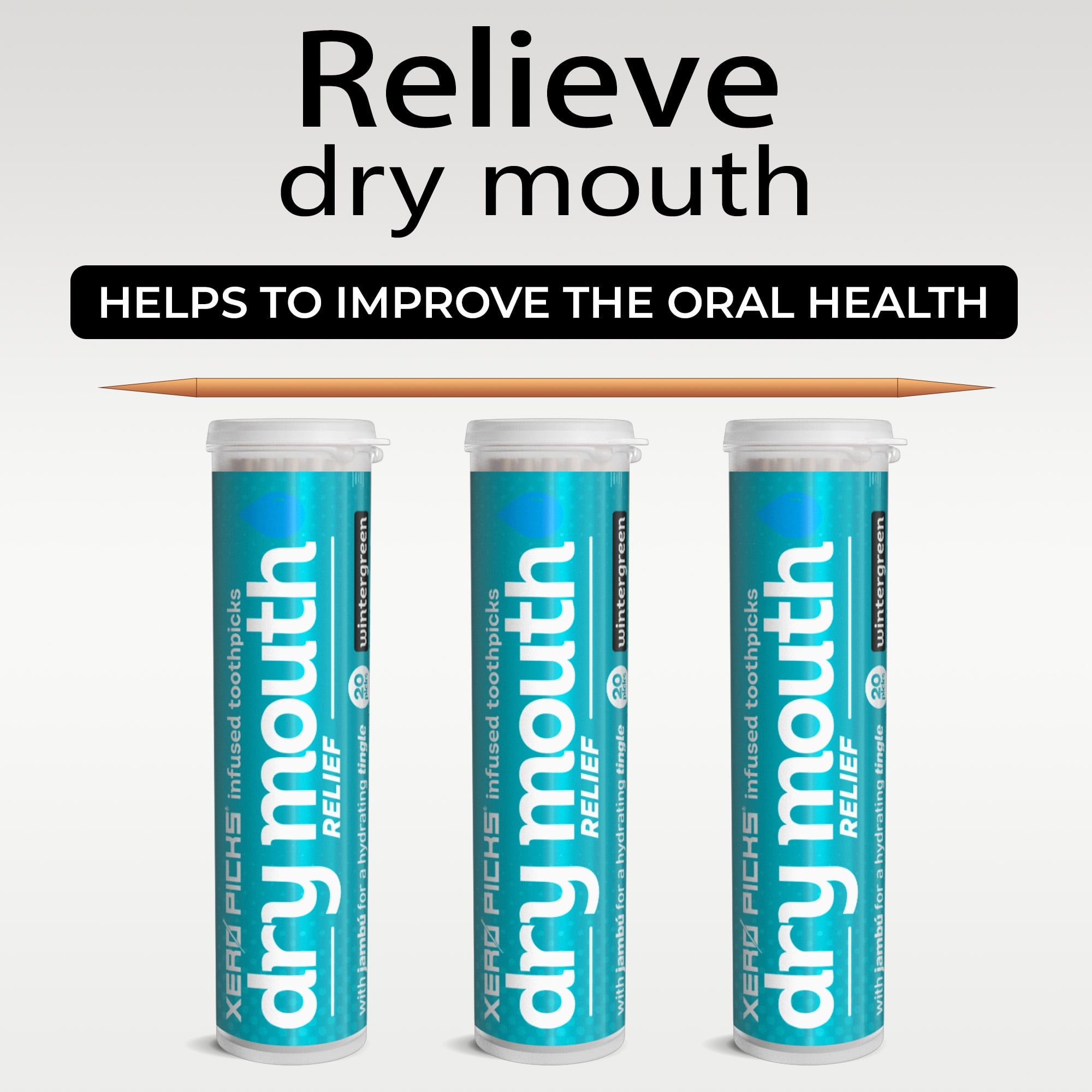 Xero Picks Energy - Blue Raspberry - Infused Flavored Toothpicks