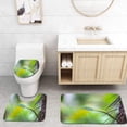 thumbnail image 1 of ABPHQTO Serpiente verde azul y amarilla Juego de alfombras de baño de 3 piezas Alfombra de baño Alfombra de contorno y tapa de inodoro ABPHQTO Cont-CHAPPLE-37537, 1 of 2
