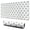 White Cartoon Rainbow, variant on Long Mouse Pads for Desk,White Cartoon Rainbow Pattern Desk Mats on Top Of Desks, Desk Mouse Pad Extra Large with 3mm Non-Slip Base and Stitched Edge for Gaming,Office,Work,Home 31.5"x11.8"