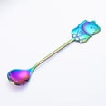 thumbnail image 4 of 304 Stainless Steel Luck Cat Coffee Stirring Spoon Cartoon Dessert Spoon for Eating Dinner Kitchen (Colorful), 4 of 6