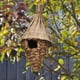 thumbnail image 5 of Casa de colibrí, decoraciones de casas de pájaros de hierba de bolsillo, nido de pájaro tejido a mano colgante, cabaña de pájaros para exteriores, jar Soledad casa nido, 5 of 9