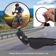 thumbnail image 5 of Zshan Bicycle Mirrors, (2 Pieces) Convex Handlebar Mirror 360° Adjustable High Definition Bicycle Rearview Mirror for Mountain Road Bike Motorcycle Bicycle, 5 of 5