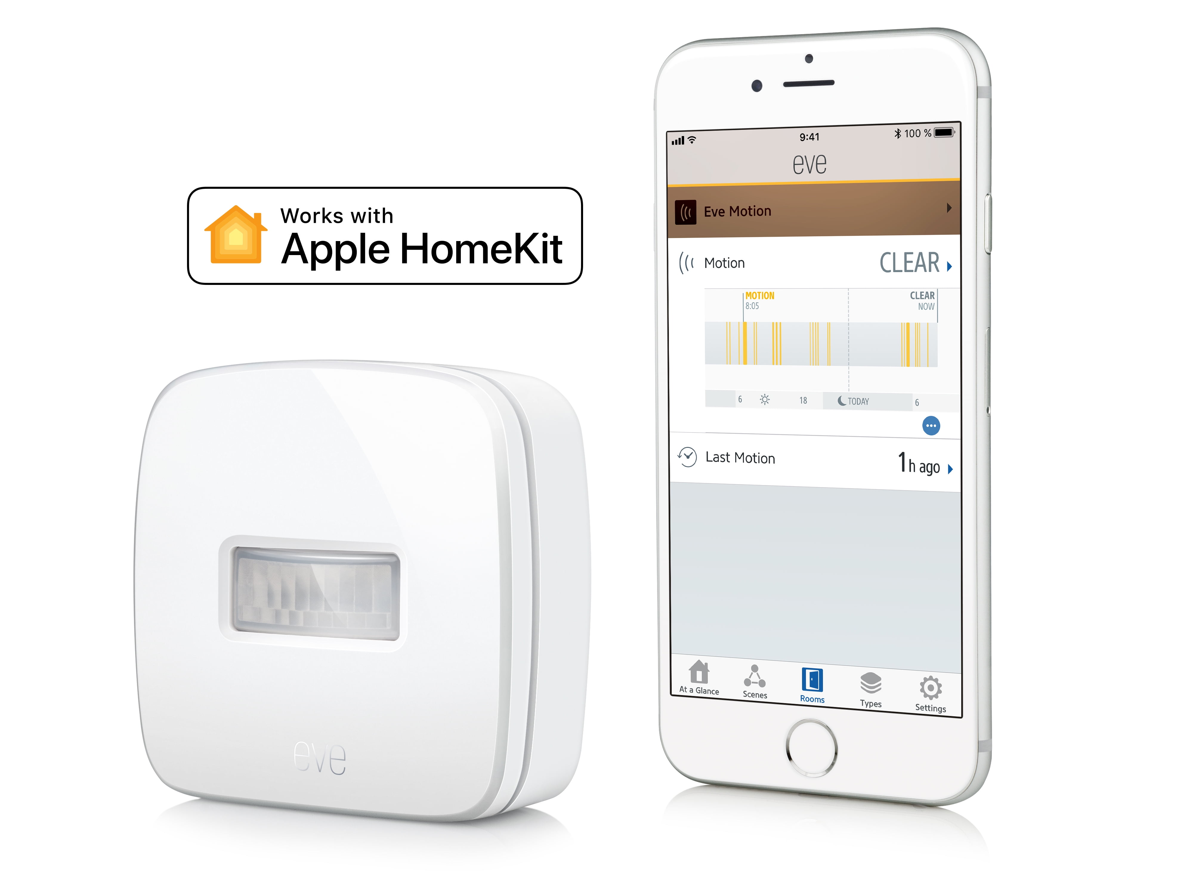 Eve Motion Wireless Motion Sensor with Apple HomeKit technology