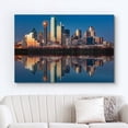 thumbnail image 2 of wall26 Canvas Print Wall Art Tallas, Texas City Skyline &amp; Reflection Architecture &amp; Maps Cityscape Photography Realism Global Scenic Colorful Multicolor for Living Room, Bedroom, Office - 32&, 2 of 5