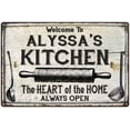 thumbnail image 1 of ALYSSA'S Kitchen Farmhouse Sign Gift 8x12 Metal 108120033451, 1 of 1