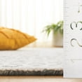 thumbnail image 4 of SAFAVIEH Micro-Loop Blazhe Floral Area Rug, Ivory/Gray, 8' x 10', 4 of 7