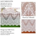 thumbnail image 3 of Vintage-Lace-Tablecloth, 59x118-Inch Small Lace Rectangle Tablecloth Lace Boho Print Tablecloth Lace Overlay Tablecloth Lace Table Runner Overlay, 3 of 9