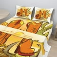 thumbnail image 2 of Ambesonne Western Fitted & Top Sheet Set with Shams, Old Wild Cowboys, Yellow Orange, 2 of 8