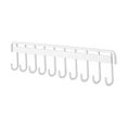 thumbnail image 3 of S SERENABLE Support Mural pour Raquettes de Badminton Crochet Compact pour Club École Gym Blanc 10 Crochets, 3 of 9