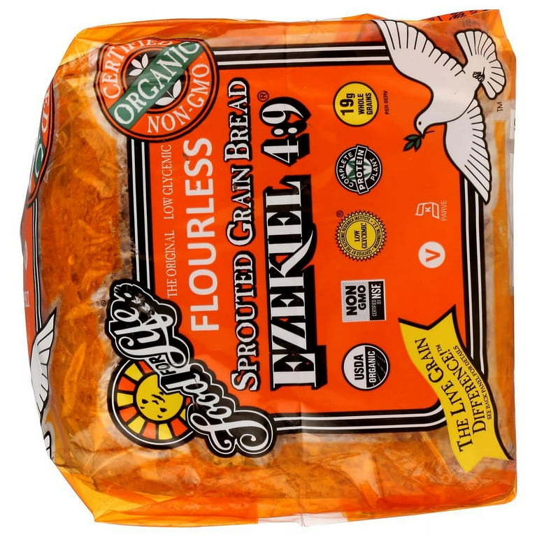 Ezekiel 4:9 Bread, Original Sprouted, Organic, 24oz (Pack of 2)