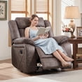 thumbnail image 7 of Bonzy Home Modern Single Seat Manual Recliner Chair, Reclining Sofa with Cushioned Armrests & Backrest, Ideal for Living Room and Bedroom, 7 of 7
