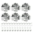 thumbnail image 1 of Soporte de Pared para Fregona y Escoba 6 Piezas Acero Inoxidable 304 Gris Unique Bargains, 1 of 5