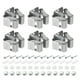thumbnail image 1 of Soporte de Pared para Fregona y Escoba 6 Piezas Acero Inoxidable 304 Gris Unique Bargains, 1 of 5