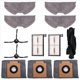 thumbnail image 2 of Para X8 Pro Robot Piezas de Repuesto Cepillo de Rodillo Principal Filtro Hepa Almohadilla de Fregona Accesorios de Bolsa de Polvo de Tela, 2 of 5