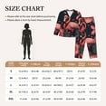 thumbnail image 4 of Pajamas for Women Set - Colorful Floral Flamingo Comfy Long Sleeve Button Up Pajama Sets for Women 2 Piece, Soft Sleepwear Nightwear Pjs Lounge Sets for Women with Pockets, 4 of 6