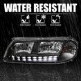 thumbnail image 6 of Spec-D Tuning Jdm Black Clear Lens Led SMD Headlights Compatible with 2000-2005 Chevy Impala L+R Pair Head Light Lamp Assembly, 6 of 6