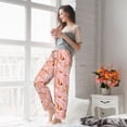 thumbnail image 3 of Haiem Pink Cockatoo Birds Women's Pajama Pants Ultra Lightweight Pjs Bottoms Sleepwear Bottom Pants With Pocket Drawstring-Large, 3 of 7