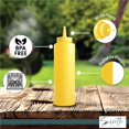 thumbnail image 4 of Servette Home Refillable Squeeze Bottles for Ketchup and Mustard, Set of 2, Plastic (Yellow), 4 of 5