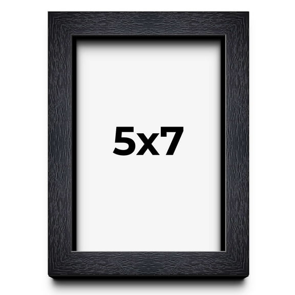 5x7 IN Shadow Box Frame Black | 1 Inches Deep Real Wood Farmhouse Shadowbox Display Frame | UV