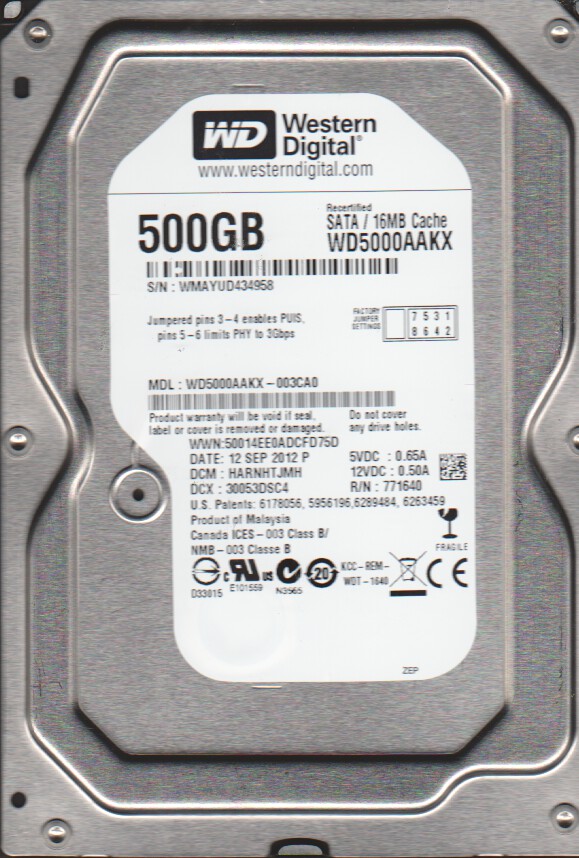 Sata sm wdc wd5000aakx что это