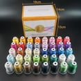 thumbnail image 1 of Juego de hilos para máquina de bordar de poliéster de 40 colores Brother 500M (550Y) cada bobina para máquinas de coser y bordar Brother Babylock Janome Singer Pfaff Husqvarna Bernina JFHHH pequeña, 1 of 5