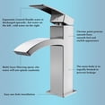thumbnail image 3 of Robinet Salle Bain,Robinet Lavabo En Laiton,Robinet Salle De Bain Mitigeur Monocommande Pour Lavabo D'eau Froide Et Chaude Avec Tuyau Flexible Robinet, 3 of 5