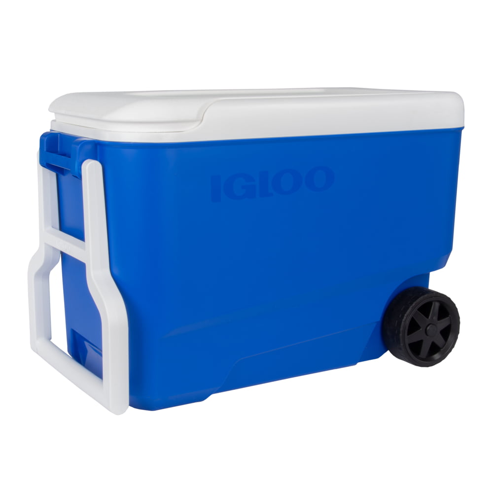 Igloo 38 Qt Wheelie Cool Cooler with Wheels - Blue