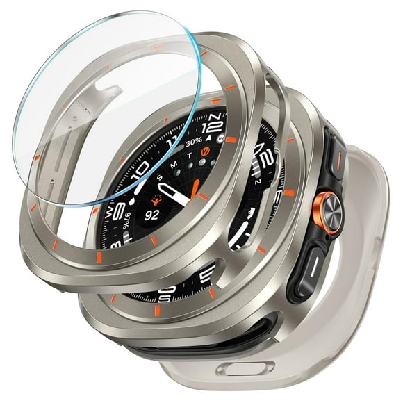 Funda con protector de pantalla 3 en 1 LETOID para Samsung Galaxy Watch Ultra de 47 mm