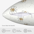thumbnail image 5 of ZICANCN Bees Design Nature Decorative Throw Pillow Covers , Couch Sofa Decorative Knit Pillow Covers for Living Room Farmhouse 16"x16", 5 of 8