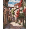 thumbnail image 2 of Unknown 15x18 White Modern Wood Framed Museum Art Print Titled - Mediterranean Villa II, 2 of 4
