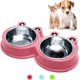 thumbnail image 1 of Cuenco de acero inoxidable duradero para perros, comedero para agua y comida, diseño antideslizante, tapete de silicona resistente, diseño antideslizante que evita resbalones para perros o, 1 of 6