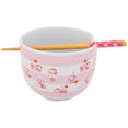 thumbnail image 2 of Hello Kitty Strawberry Milk Ramen Bowl with Chopsticks, 2 of 2