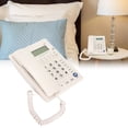 thumbnail image 2 of Teléfono fijo, línea blanca con enchufe de EE. UU. Teléfono con cable para oficina Ccdes No se aplica, 2 of 6