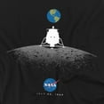thumbnail image 2 of Nasa T-Shirt Moon Landing Simple Unisex Graphic Tee For Men & Women, 2 of 7