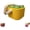 Yellow, variant on Retro Mini Cooler for 4 Cans, Vintage Mini Fridge Beverage Cooler, Drink Cooler for Beach, Parties & Picnics, Portable Cooler Box for 12 Oz & 16 Oz Tall Cans