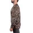 thumbnail image 5 of Men's Long Sleeve Camo Tee Hunting Performance Shirt by Mossy Oak, Sizes S-3XL, 5 of 6