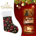 thumbnail image 5 of Ryvnso Christmas Stockings Christmas Snowflakes Flowers 17.7" Large Stocking Decoration 2 Pack, 5 of 7