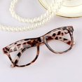 thumbnail image 3 of Monture de Lunettes Rétro pour Femmes Verres Transparents Marque Lunettes Oeil Clair, 3 of 6